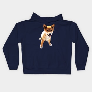 Shiba Inu Puppy Dog Kids Hoodie